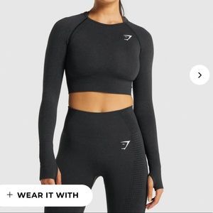 VITAL SEAMLESS 2.0 LONG SLEEVE CROP TOP

Gymshark Womens